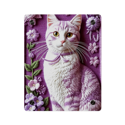 Crochet Cat Fall Acrylic Wall Art Panels Home Decor