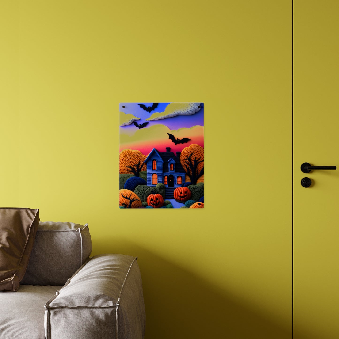 Hallowen 3d Art Acrylic Wall Art Panels Home Decor