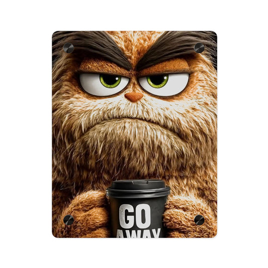 Go Away Animal Catoon Acrylic Wall Art Panels Home Decor