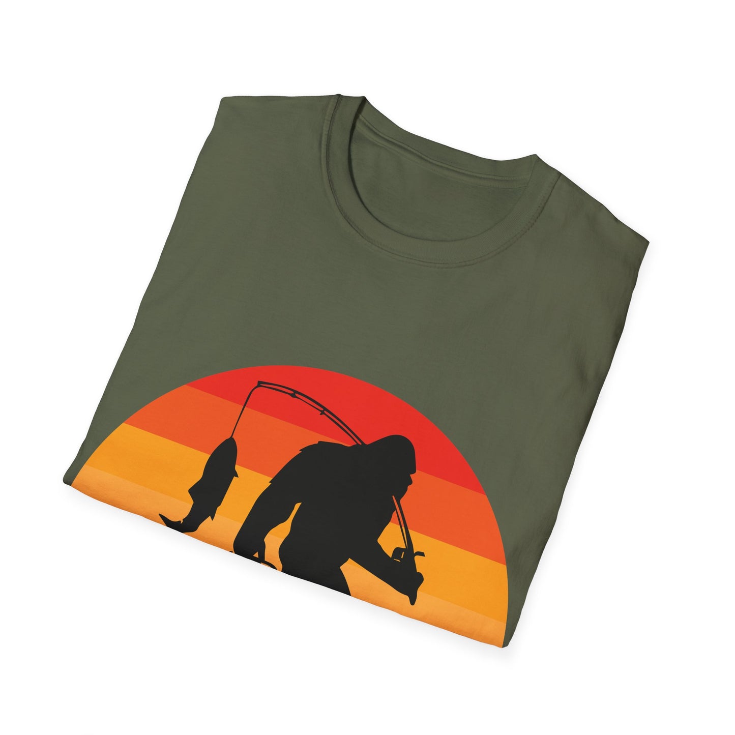 Bigfoot Fishing T-Shirt
