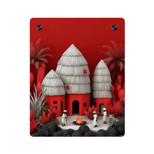 African Afrohemian Acrylic Wall Art Panels Home Decor