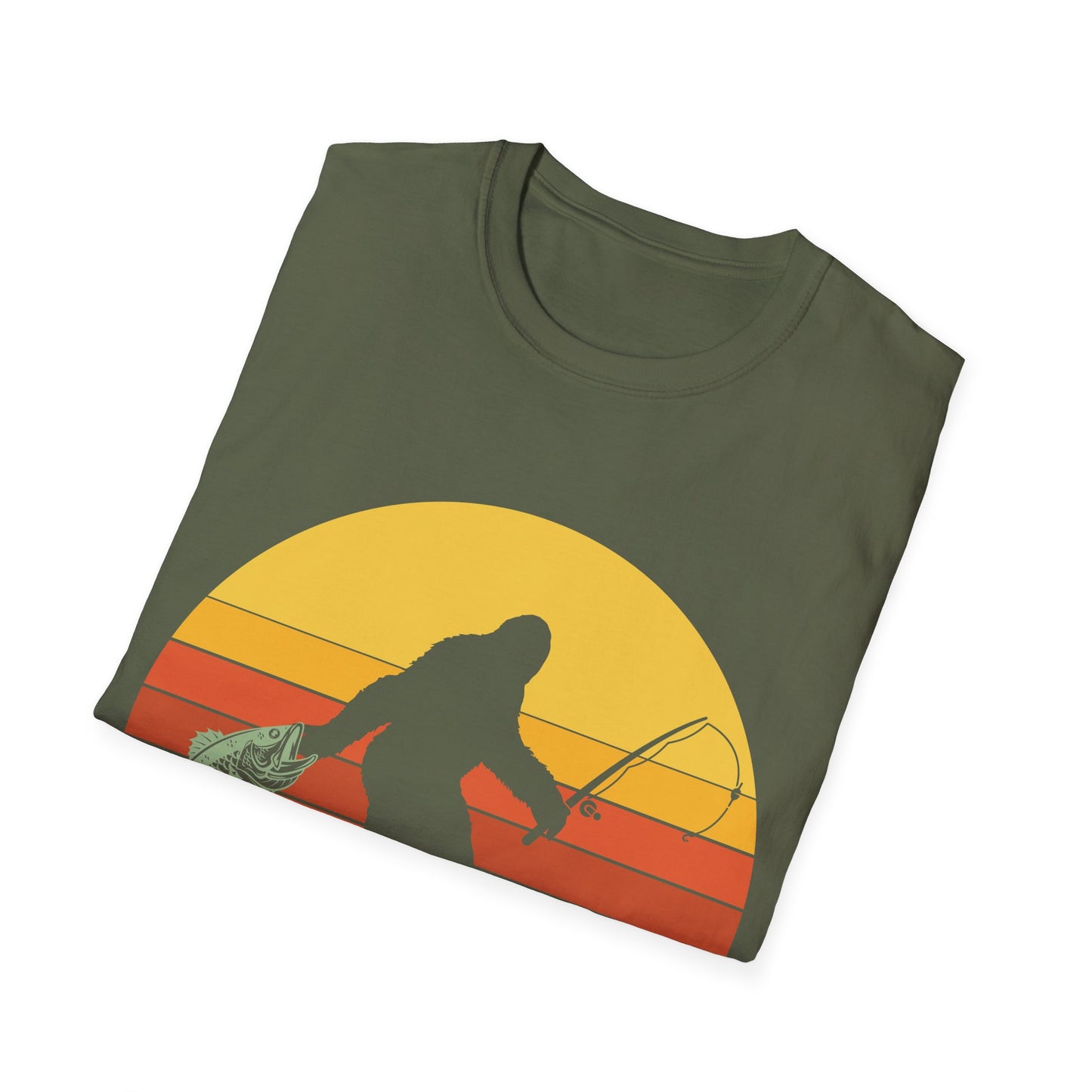 Bigfoot Fishing T-Shirt