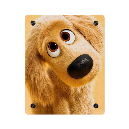 Cute Dog Catoon Animals Acrylic Wall Art Panels Home Decor