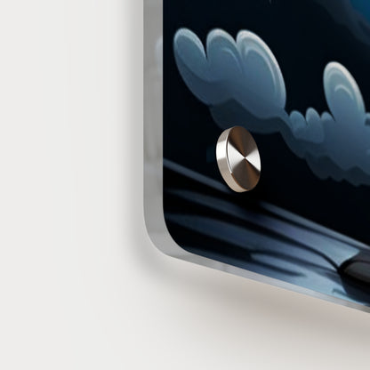 Fancy Moon Tree Acrylic Wall Art Panels Home Decor