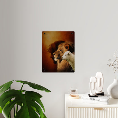 Jesus King Christian Acrylic Wall Art Panels Home Decor