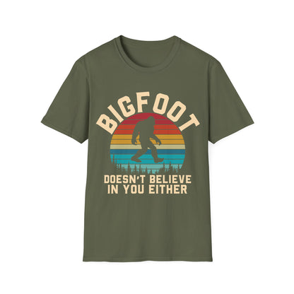 Bigfoot Doesn't Believe T-shirt