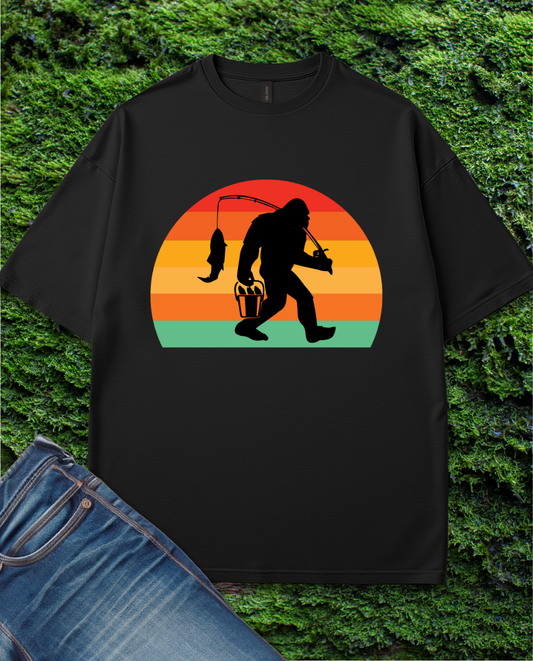 Bigfoot Fishing T-Shirt