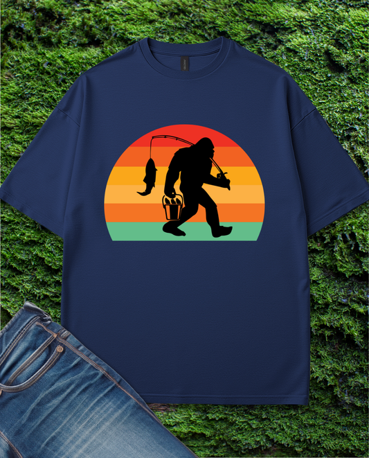 Bigfoot Fishing T-Shirt