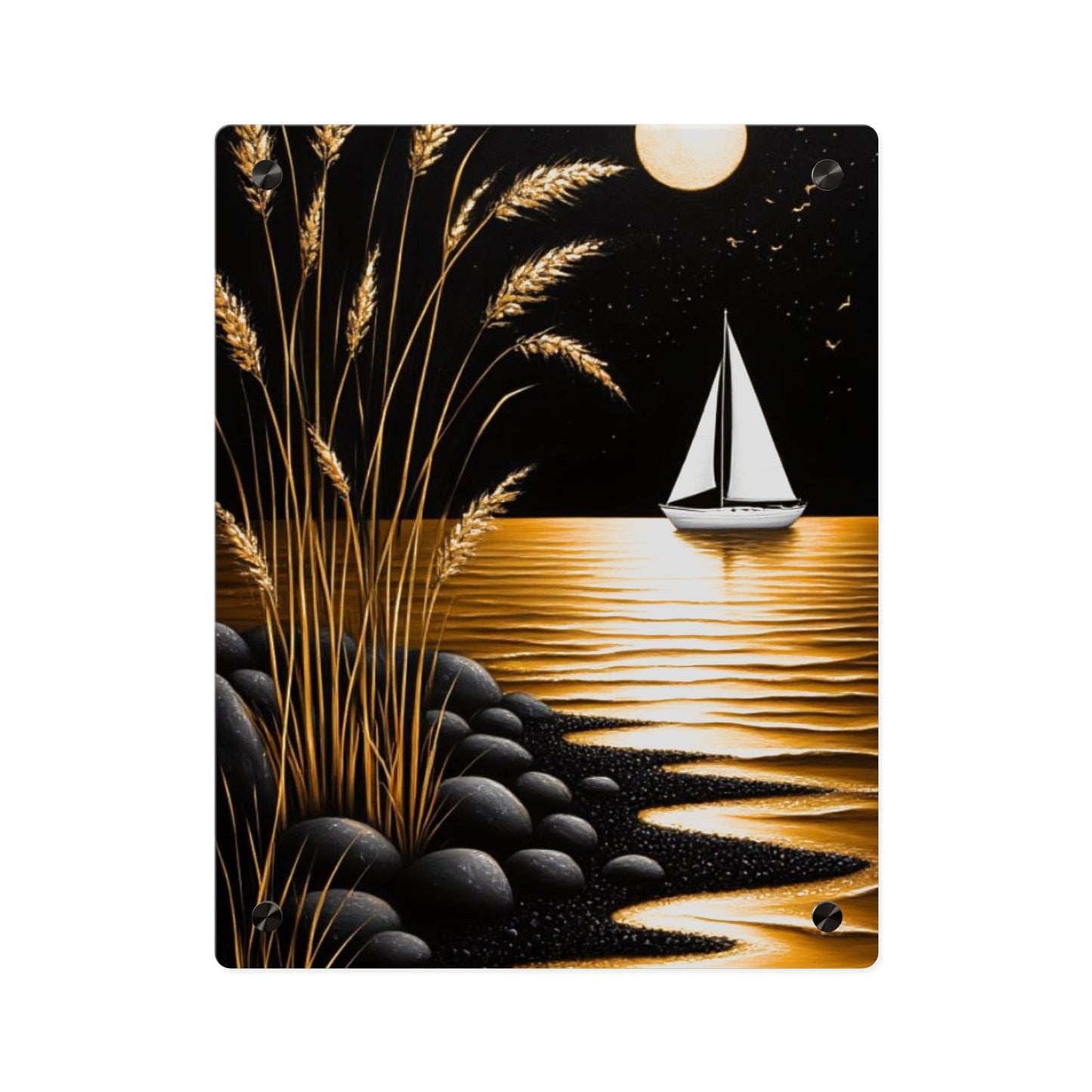 Moonlight Premium Modern Acrylic Wall Art Panels Home Decor