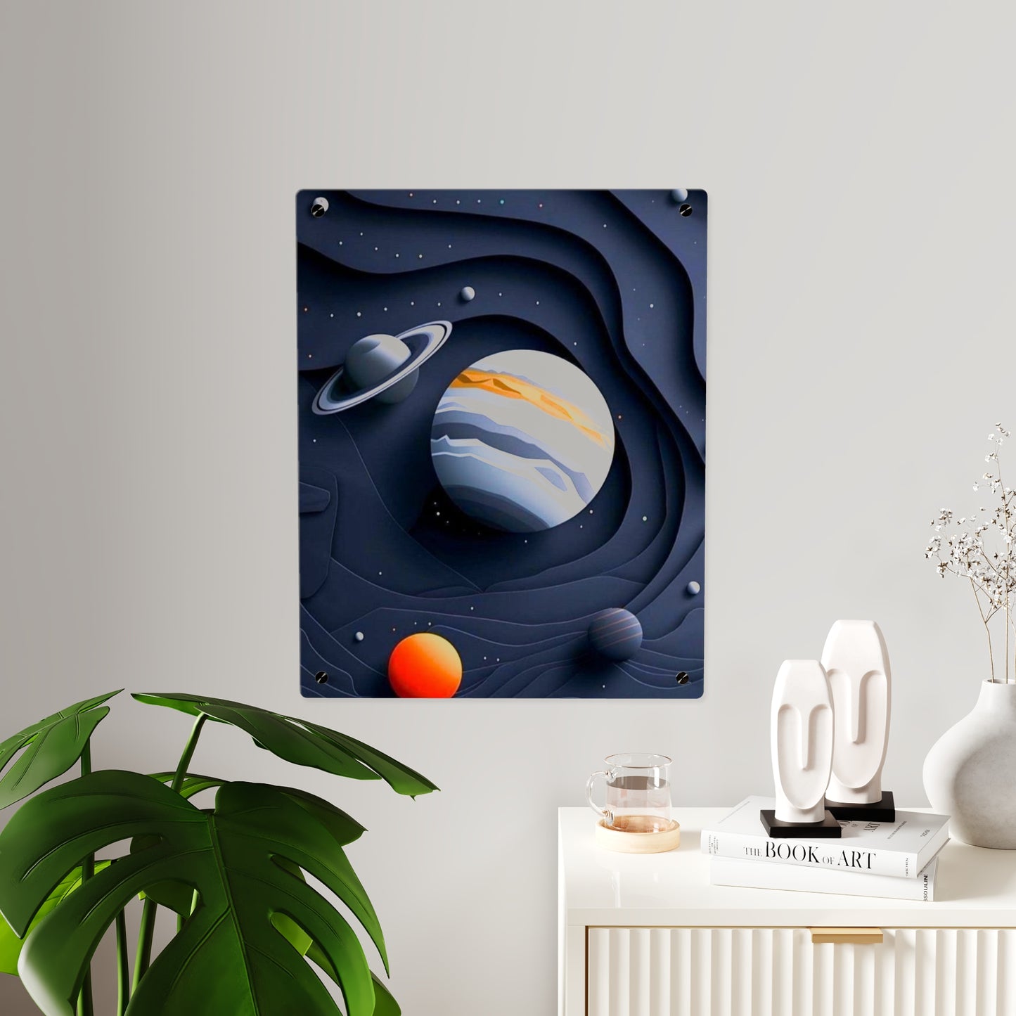 Solar System 3d Art Acrylic Wall Art Panels Home Decor