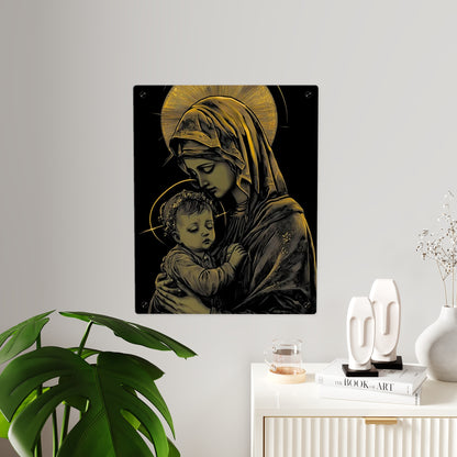 Virgin Merry Christian Acrylic Wall Art Panels Home Decor