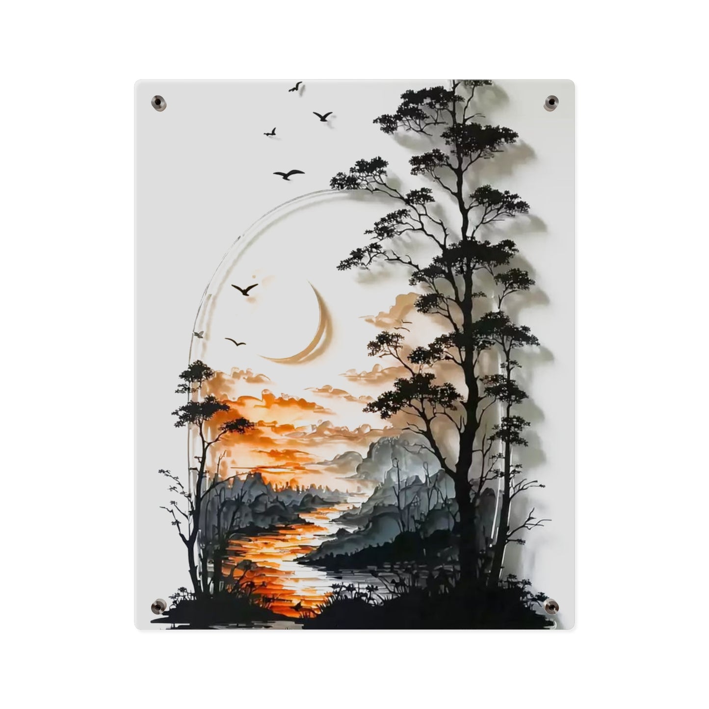 Aesthetic Acrylic Wall Art Panels Home Decor