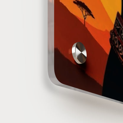 Beautiful Afrohemian Acrylic Wall Art Panels Home Decor