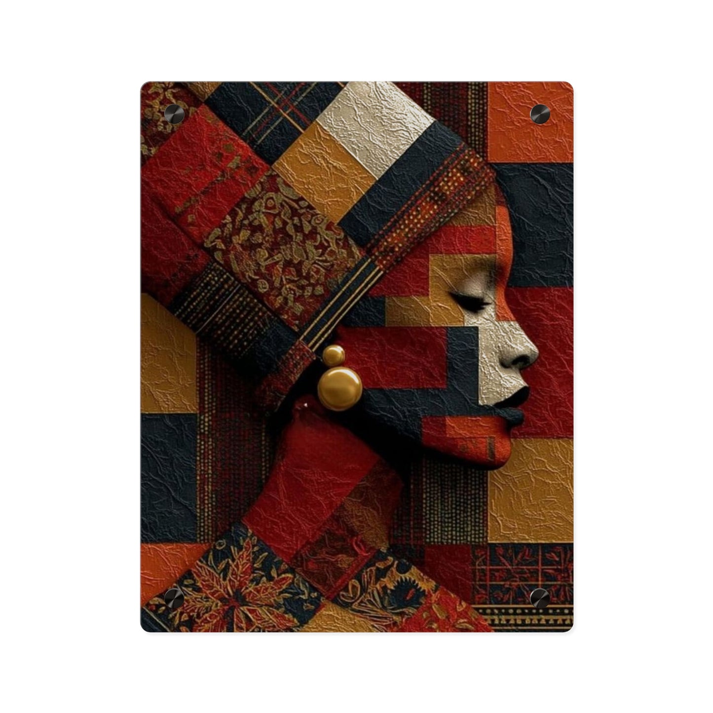 Afrohemian Women Acrylic Wall Art Panels Home Decor