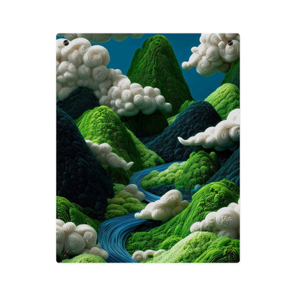 Mountain Side 3d Art Acrylic Wall Art Panels Home Decor