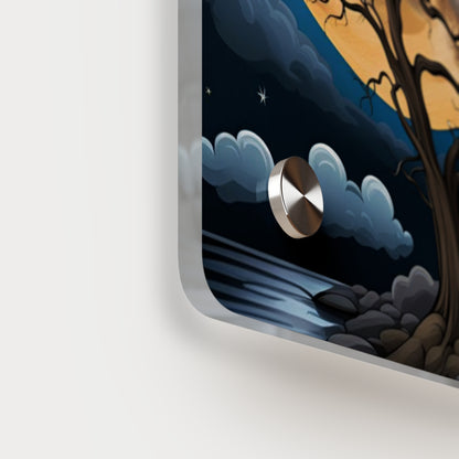 Fancy Moon Tree Acrylic Wall Art Panels Home Decor