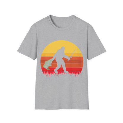 Bigfoot Fishing T-Shirt