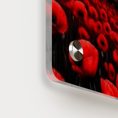 Red House Acrylic Wall Art Panels Home Decor