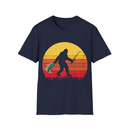 Bigfoot Fishing T-Shirt