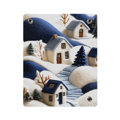 Crochert House  Acrylic Wall Art Panels Home Decor