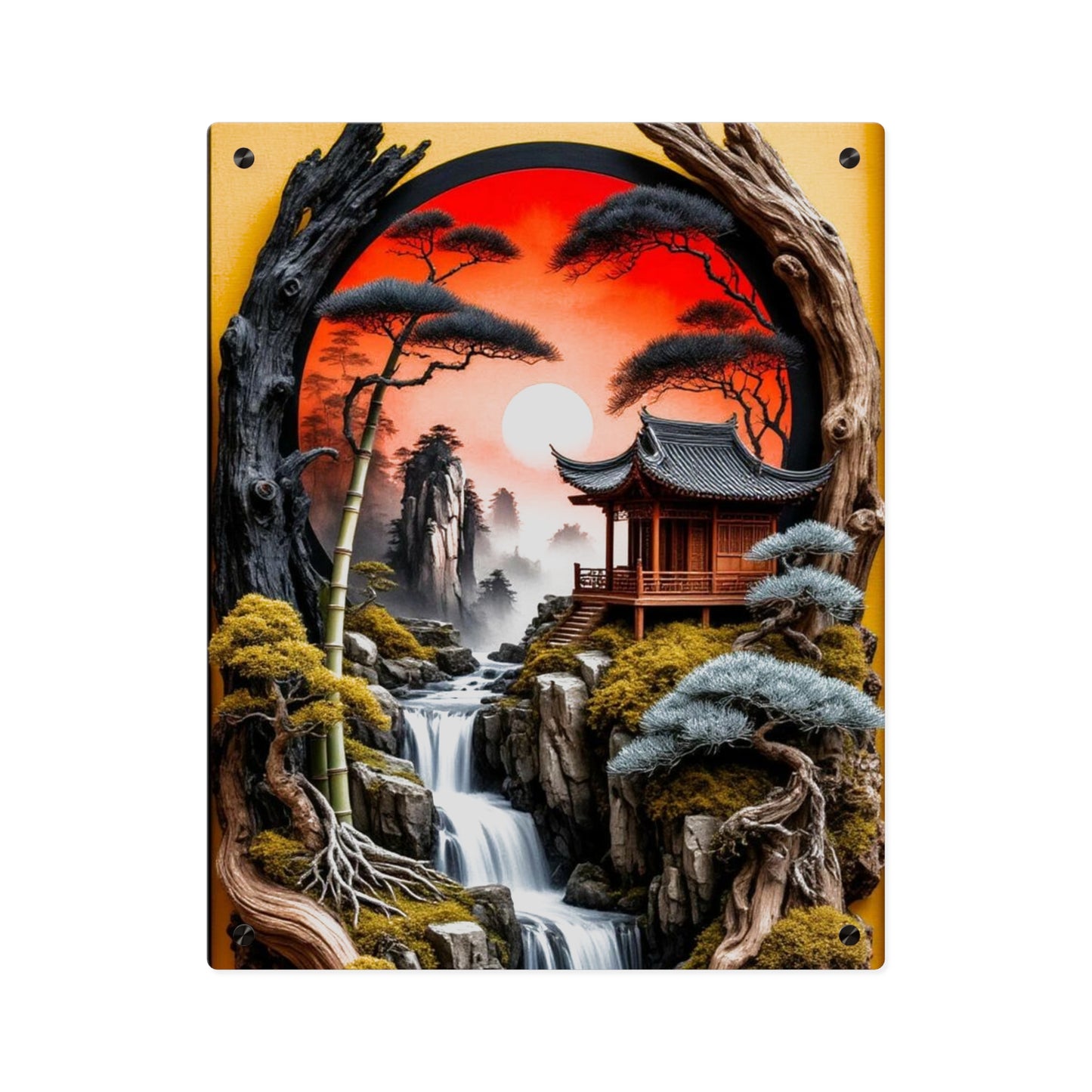 Native China 3d Art  Acrylic Wall Art Panels Home Decor