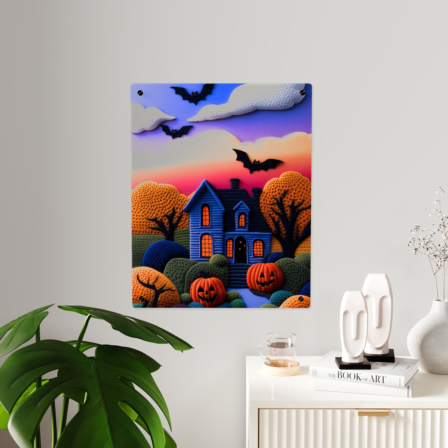 Hallowen  3d Art Acrylic Wall Art Panels Home Decor