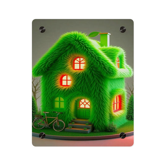 Grinch's House Acrylic Wall Art Panels Home Decor