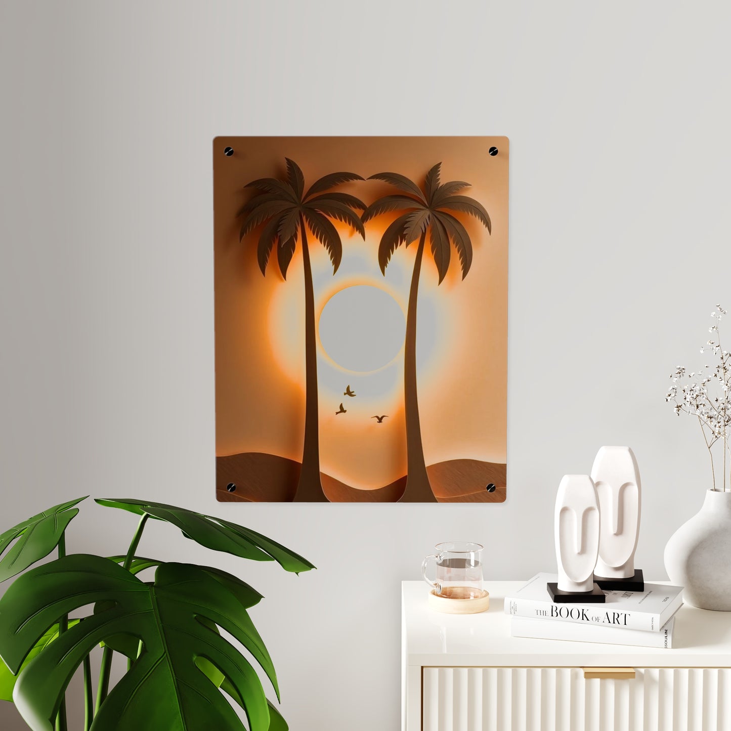 Coconuts Beautiful 3d Art Acrylic Wall Art Panels Home Decor