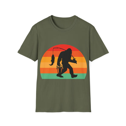Bigfoot Fishing T-Shirt
