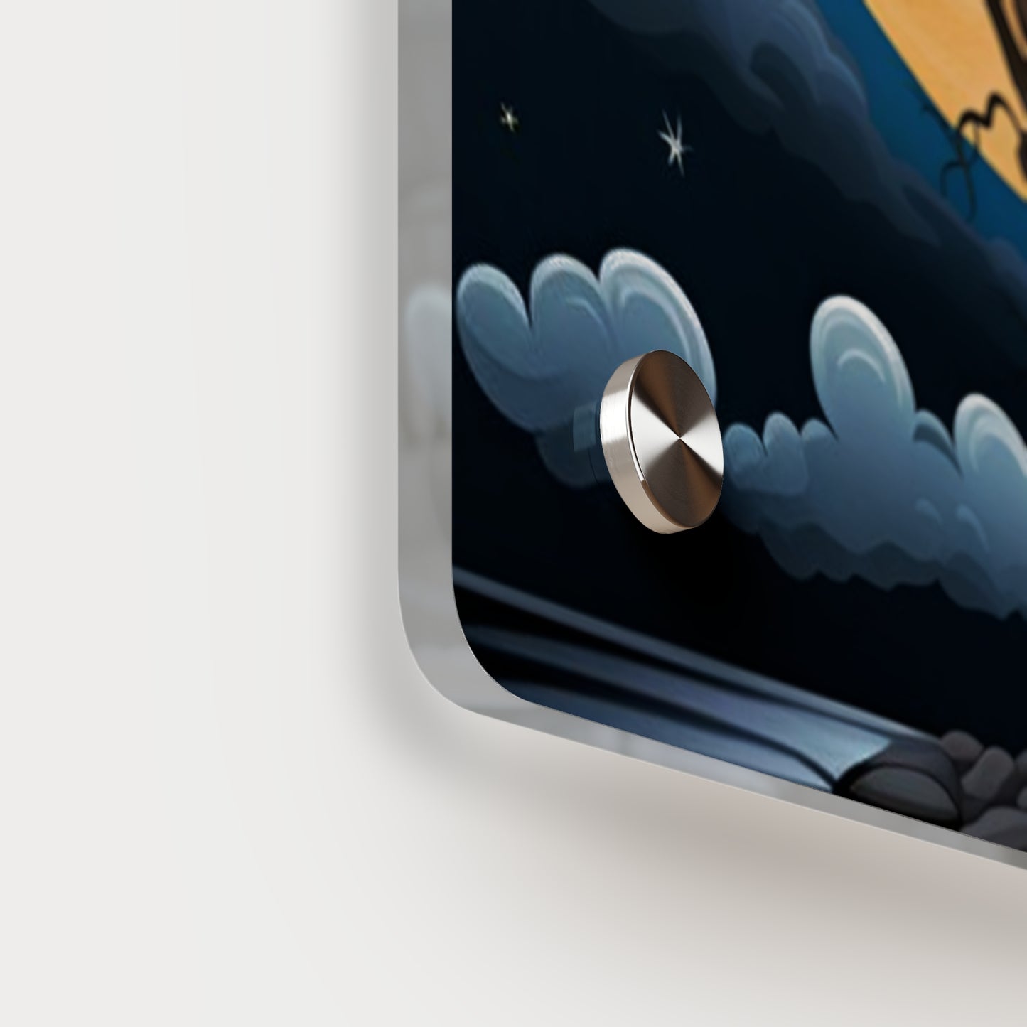 Fancy Moon Tree Acrylic Wall Art Panels Home Decor