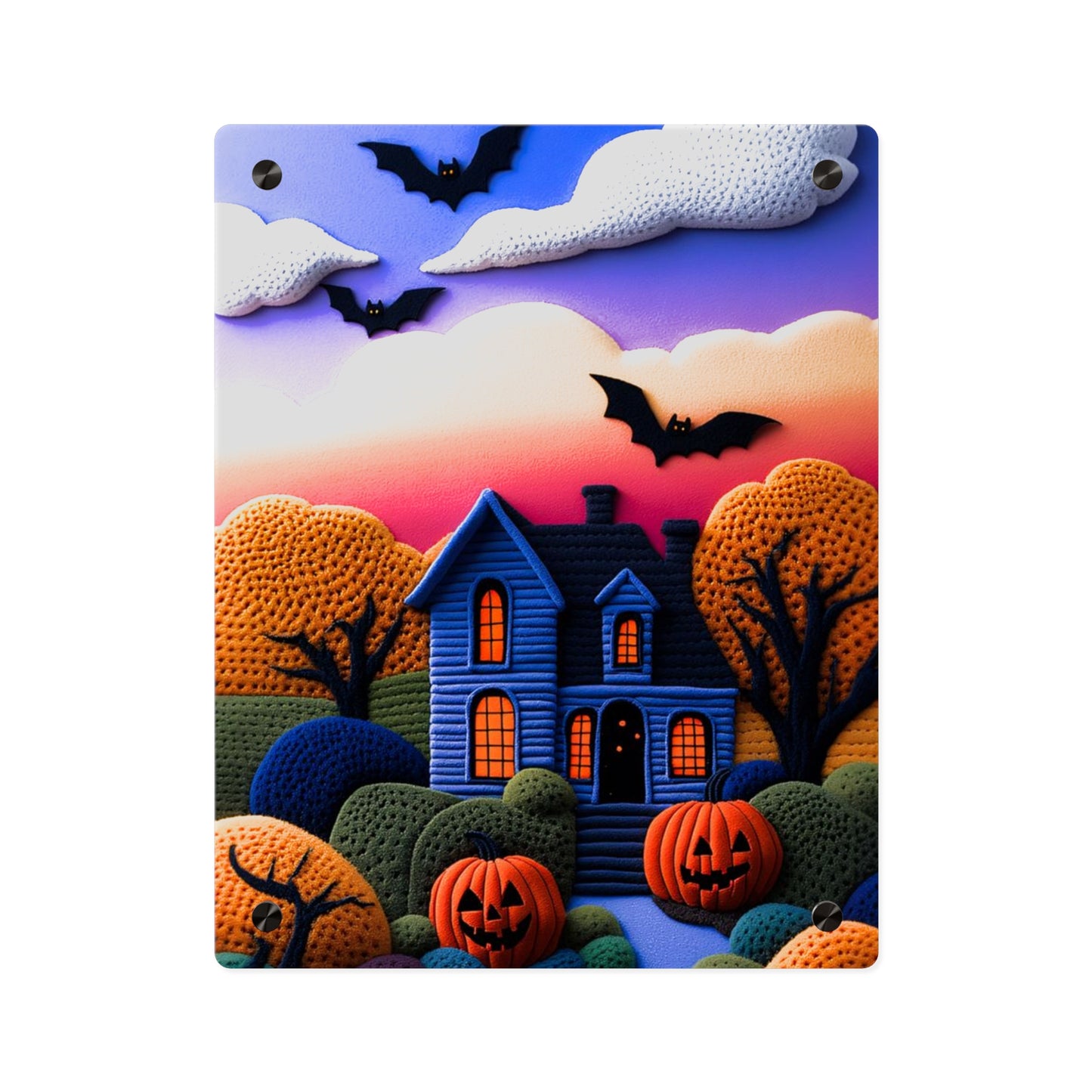 Hallowen  3d Art Acrylic Wall Art Panels Home Decor