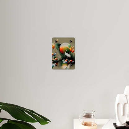 3d Art Cranes Acrylic Wall Art Panels Home Decor