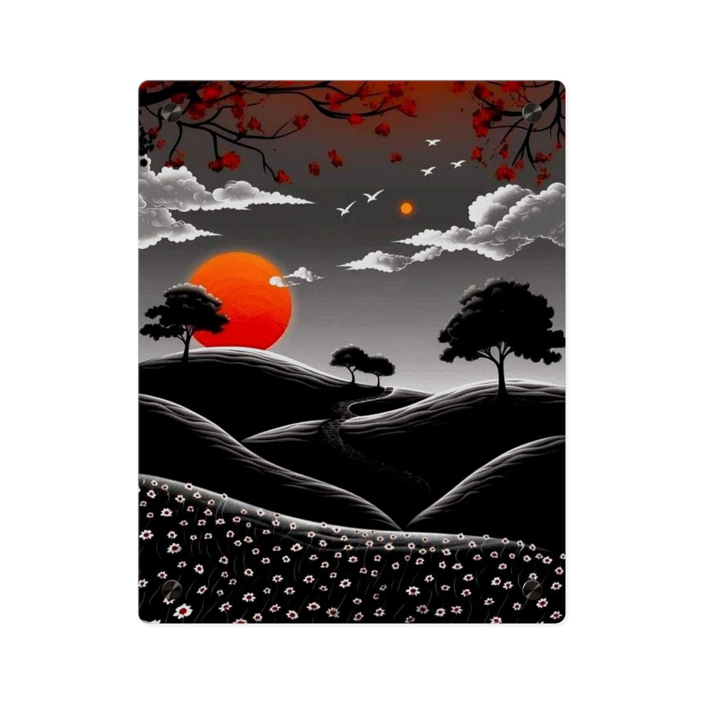 3d Art Farm House Acrylic Wall Art Panels Home Decor