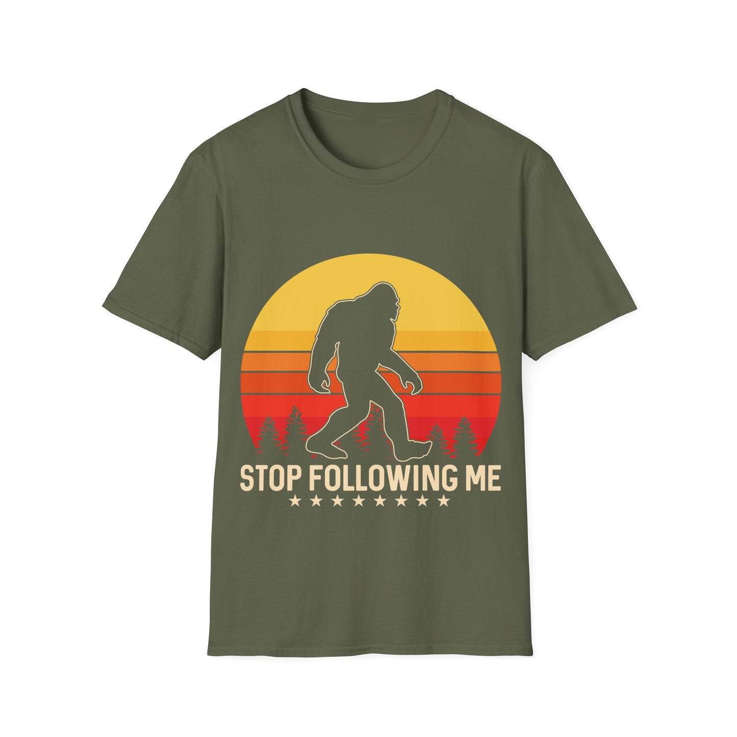 Stop Following Bigfoot T-Shirt