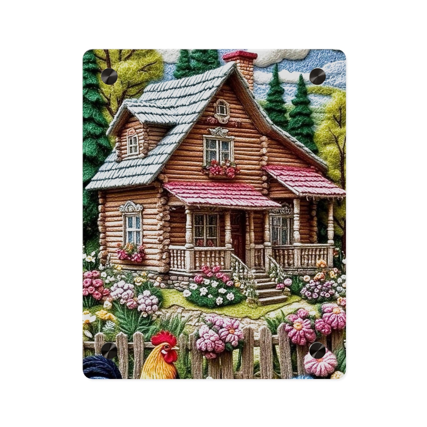 Farm House  Acrylic Wall Art Panels Home Decor