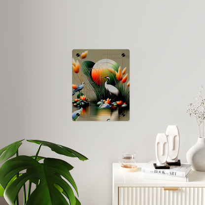 3d Art Cranes Acrylic Wall Art Panels Home Decor