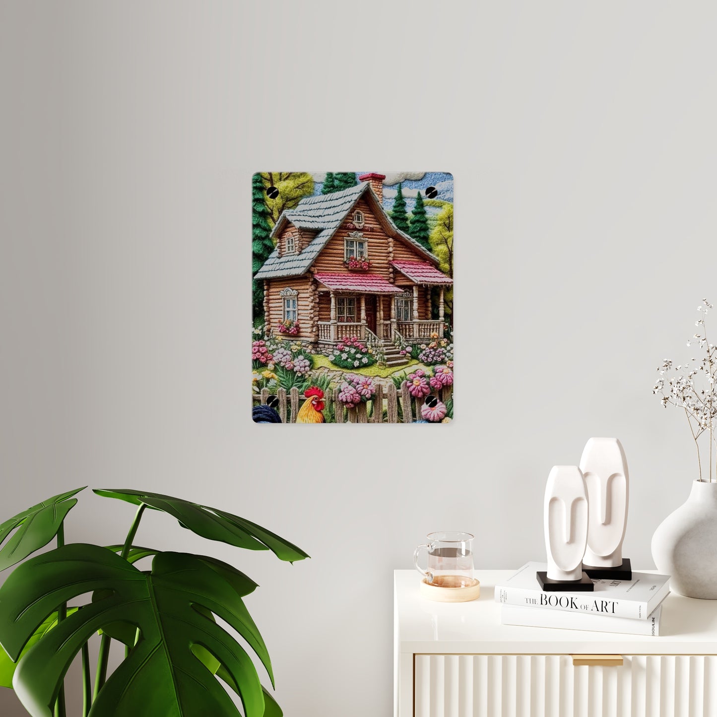 Farm House  Acrylic Wall Art Panels Home Decor