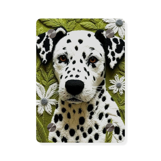 Dog Crochet Acrylic Wall Art Panels Home Decor