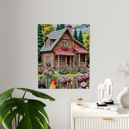 Farm House  Acrylic Wall Art Panels Home Decor