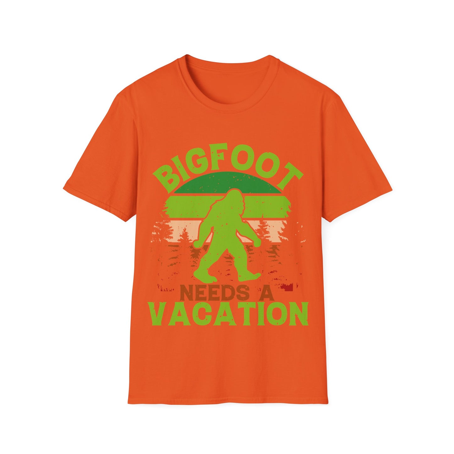 Bigfoot Needs Vacation T-Shirt
