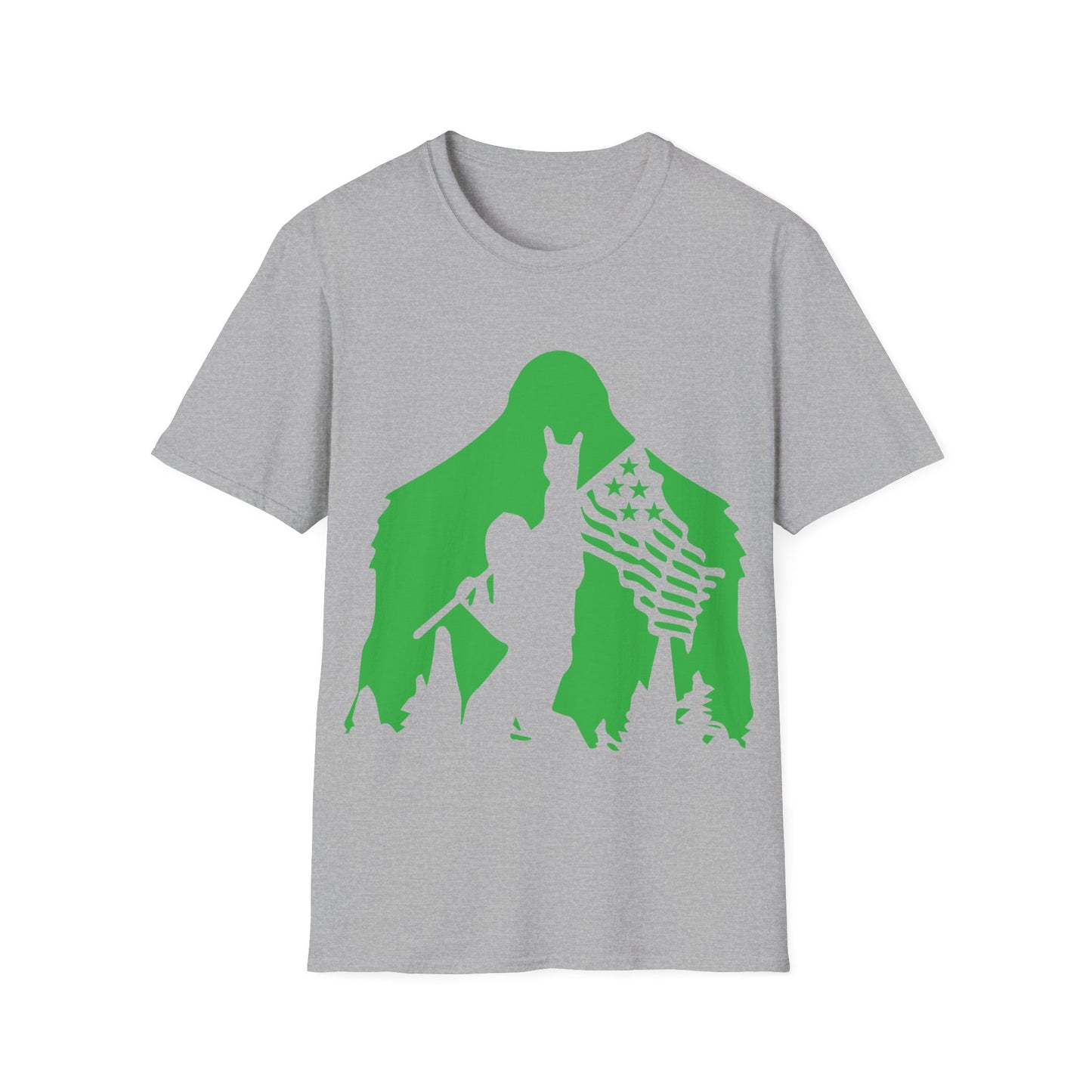 Bigfoot American Flag T-Shirt