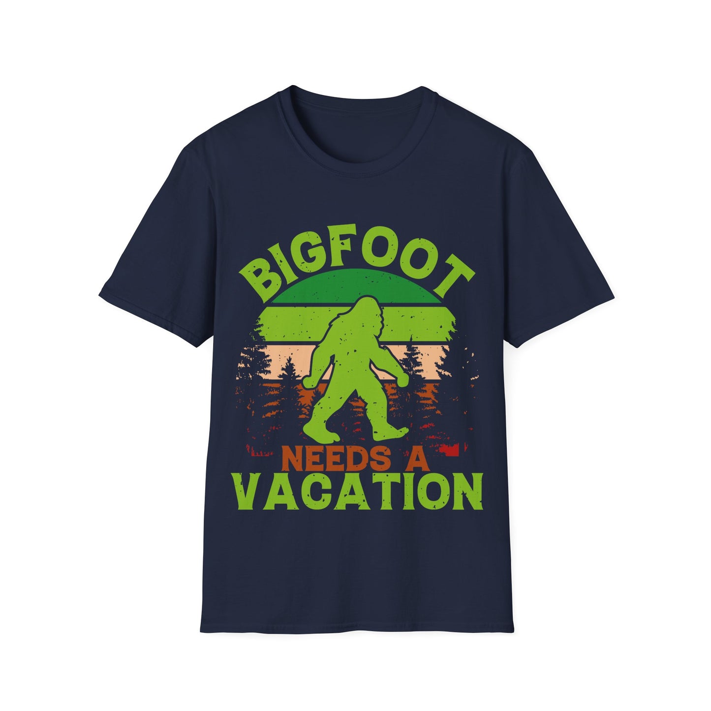 Bigfoot Needs Vacation T-Shirt