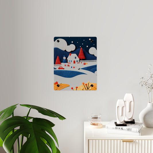 Crochet Acrylic Wall Art Panels Home Decor