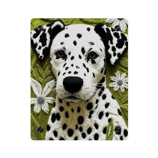 Dog Crochet Acrylic Wall Art Panels Home Decor
