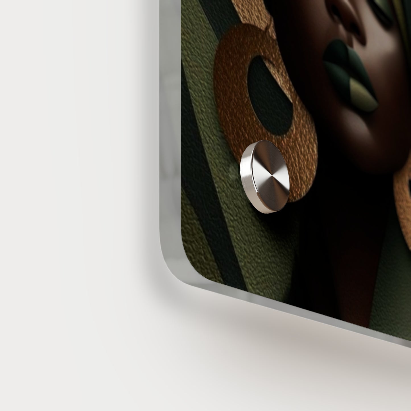 Potrait Afrohemian Acrylic Wall Art Panels Home Decor