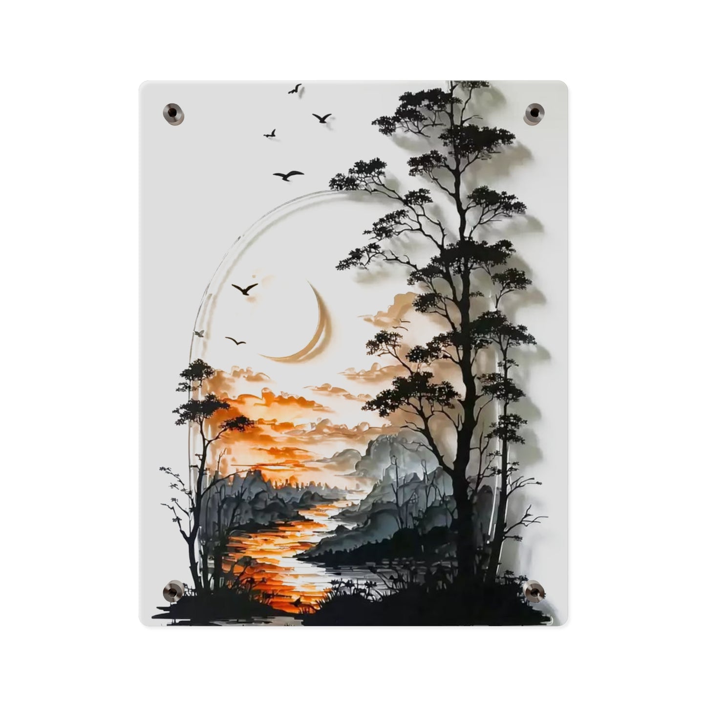 Aesthetic Acrylic Wall Art Panels Home Decor