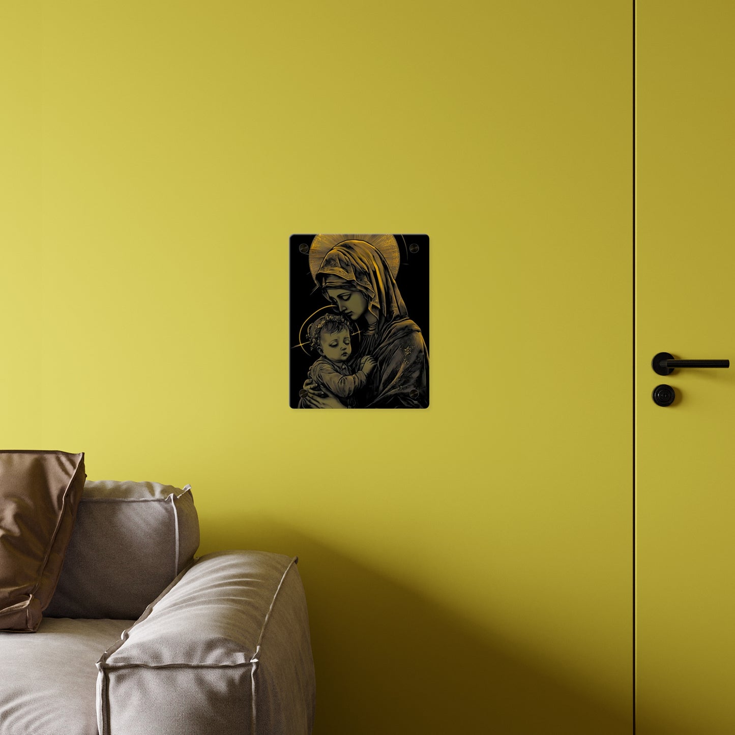 Virgin Merry Christian Acrylic Wall Art Panels Home Decor