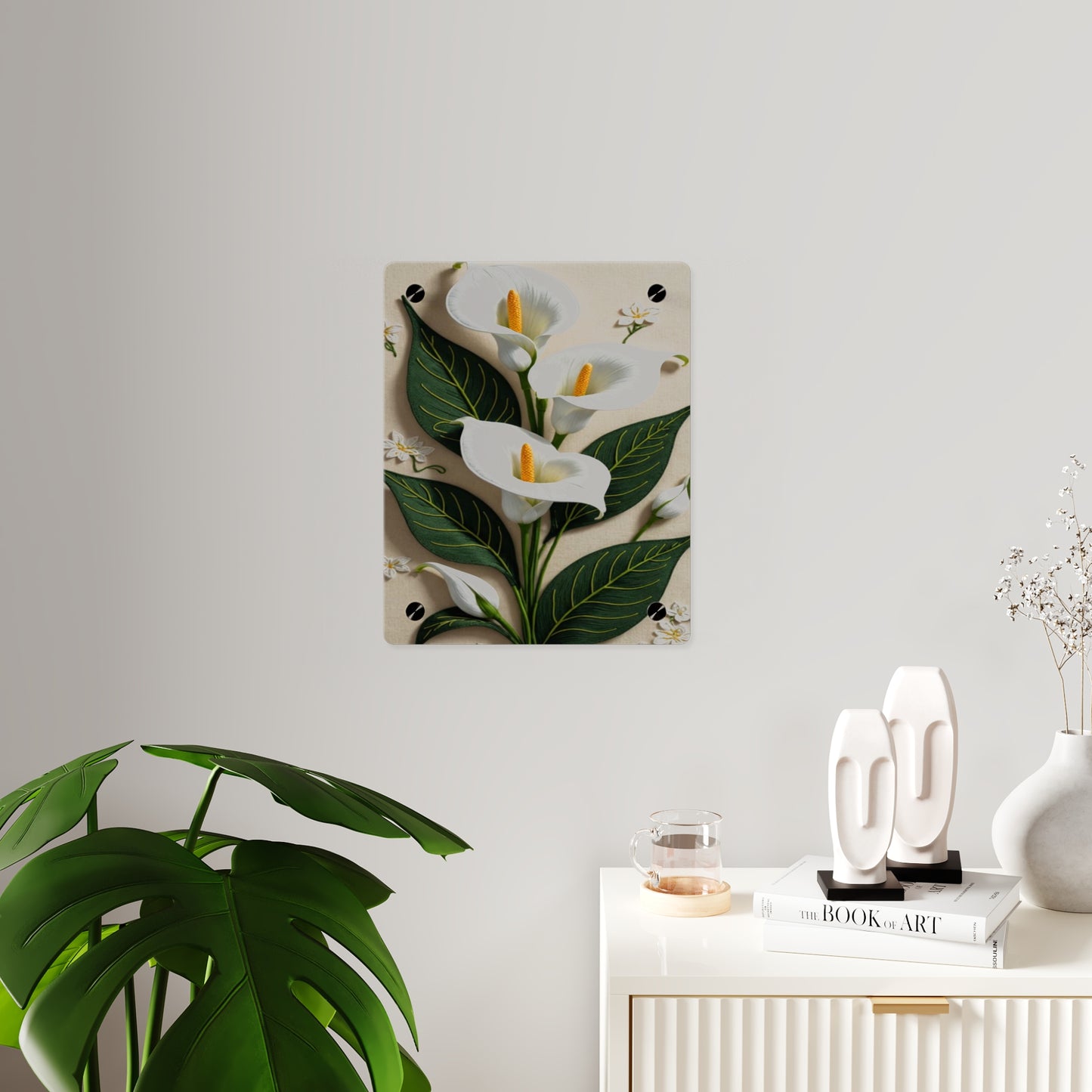 Flower Acrylic Wall Art Panels Home Decor