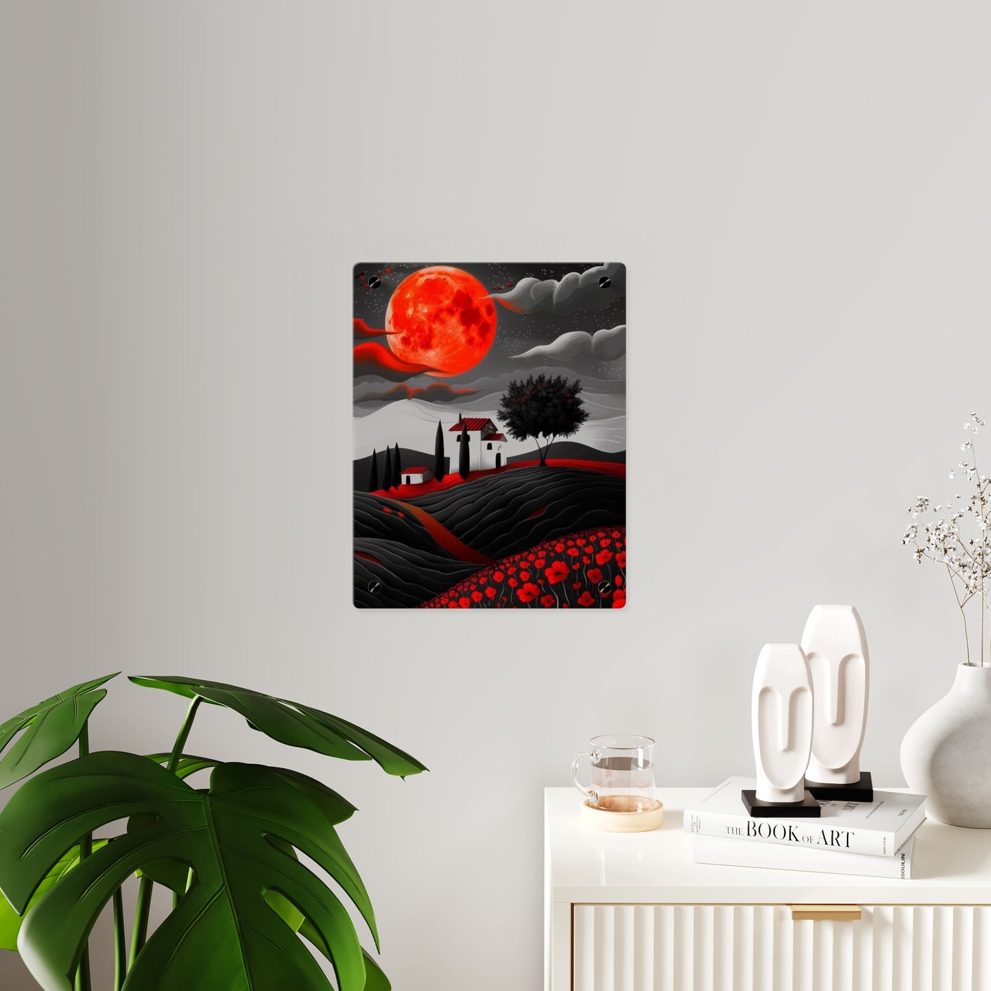 Farm House 3d Art Acrylic Wall Art Panels Home Decor