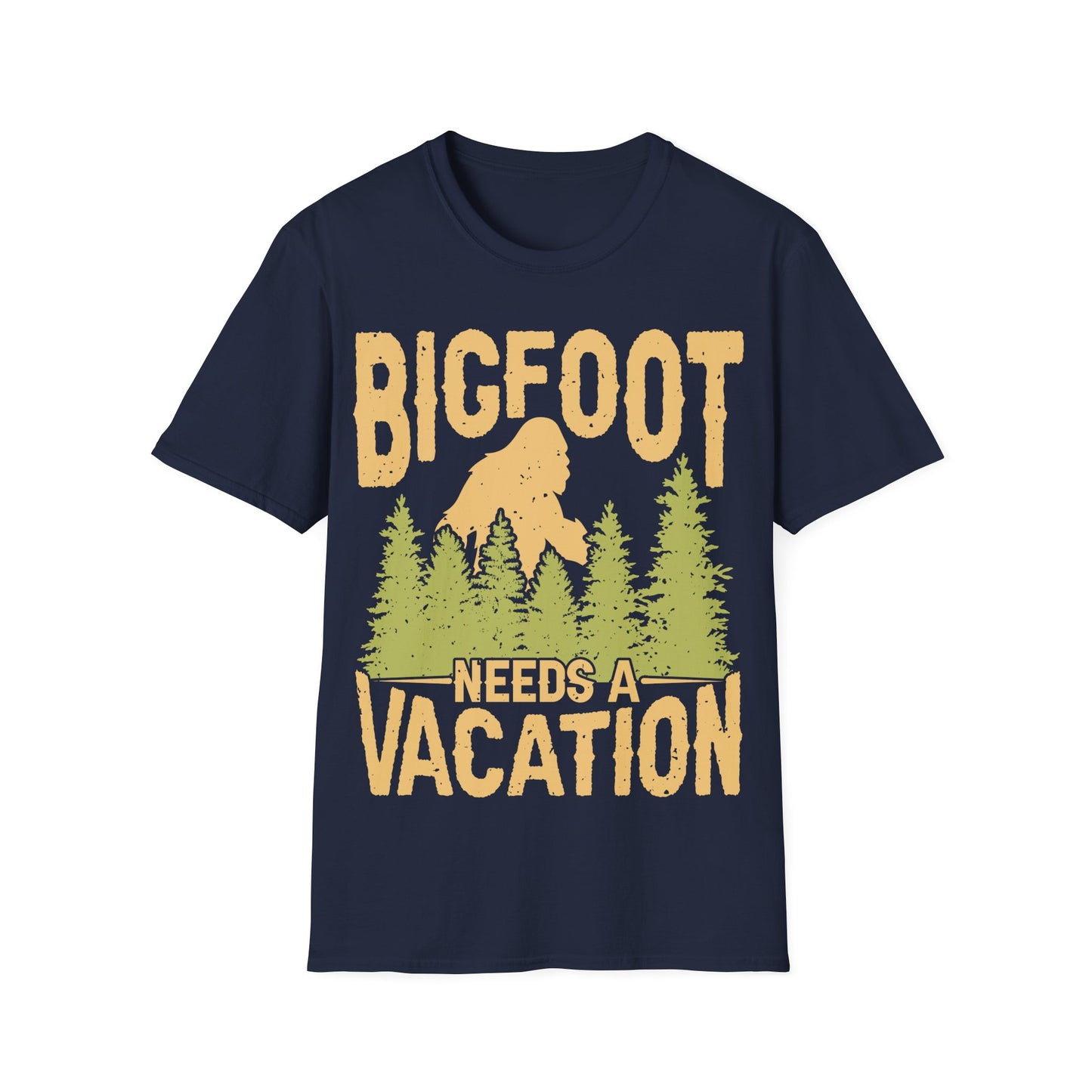 Bigfoot Needs Vacation T-Shirt